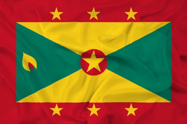 Wapperende vlag van grenada — Stockfoto