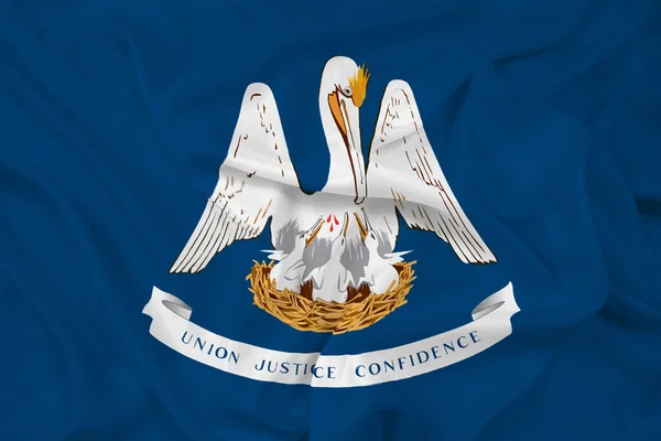 Bandiera dello Stato della Louisiana — Foto Stock