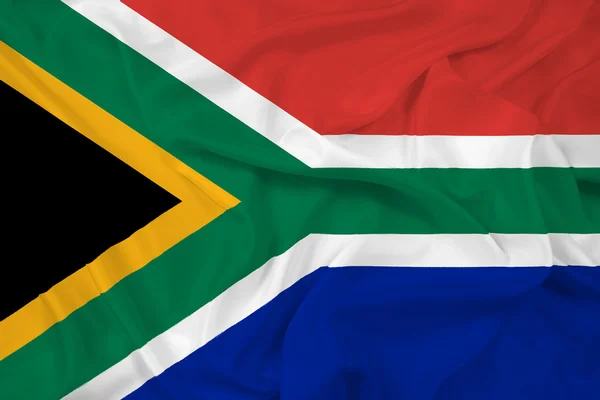 Waving South Africa Flag — Stock Photo, Image