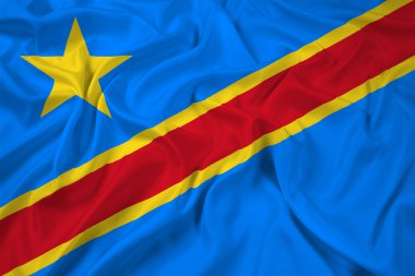 Demokratik Cumhuriyeti, Kongo Cumhuriyeti bayrağı sallayarak