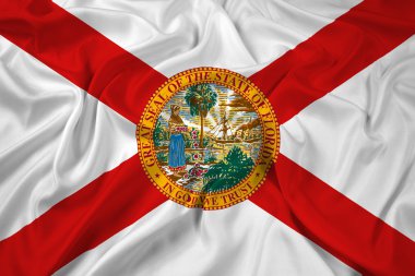 Florida Devlet bayrağı sallayarak