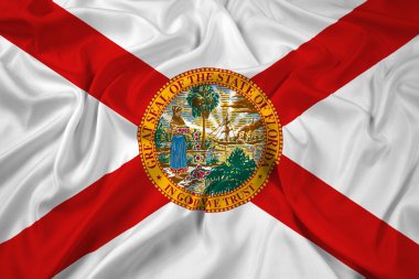 Florida Devlet bayrağı sallayarak