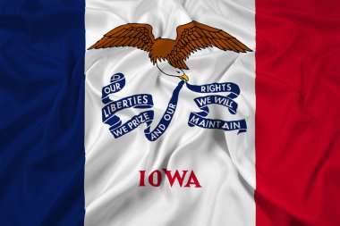 sallanan Iowa eyalet bayrağı