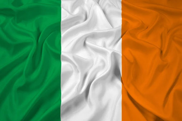 Schwenken irische Flagge — Stockfoto