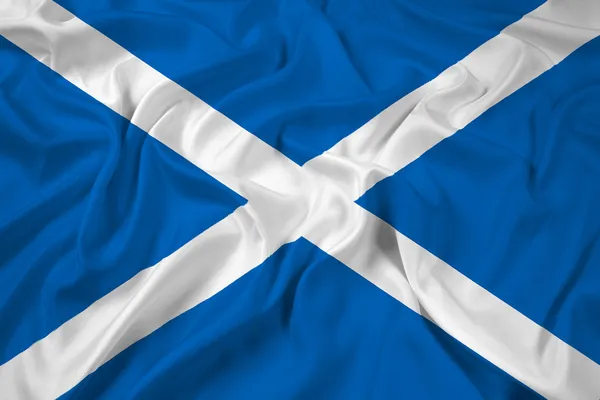 Ondeando bandera de Escocia —  Fotos de Stock