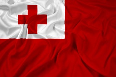 Tonga bayrak sallayarak