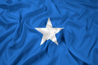 Somali bayrağı sallıyor