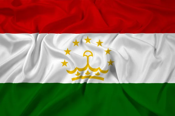 Waving Tajikistan Flag — Stock Photo, Image