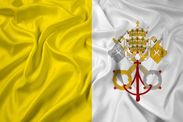 Drapeau de la Cité du Vatican — Photo