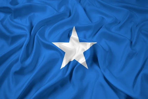 Waving Somalia Flag — Stock Photo, Image