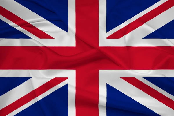 Britse vlag zwaaien — Stockfoto