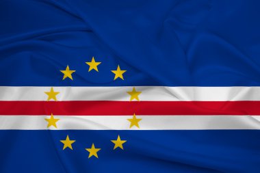 Cape verde bayrak sallayarak