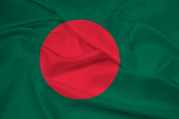 Ondeando Bandera de Bangladesh — Foto de Stock
