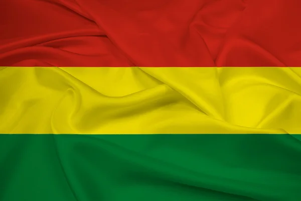 ボリビアの旗を振ってください。 — ストック写真