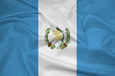 Guatemala bayrağı sallayarak