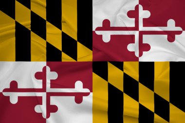 Maryland Devlet bayrağı sallayarak