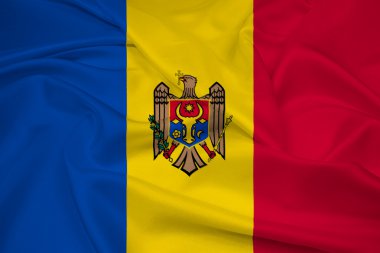 Moldova bayrağı sallayarak