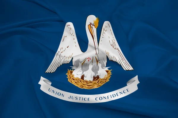 Bandiera dello Stato della Louisiana — Foto Stock
