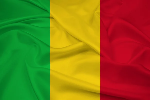Integetett zászló mali — Stock Fotó