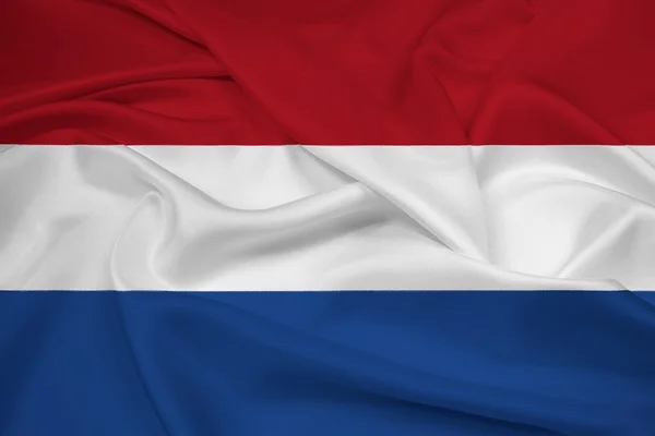 Acenando Bandeira da Holanda — Fotografia de Stock