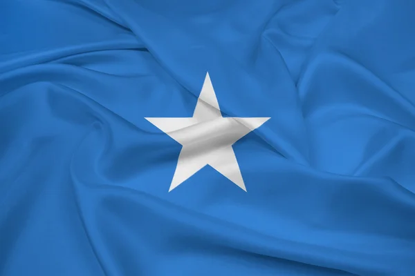 Waving Somalia Flag — Stock Photo, Image