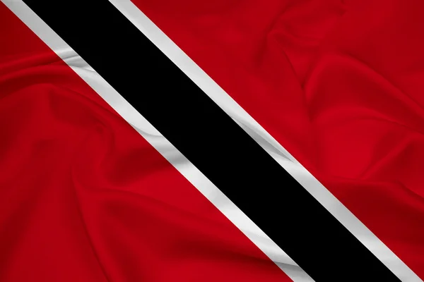 Waving Trinidad and Tobago Flag — Stock Photo, Image