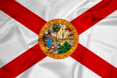 Florida Devlet bayrağı sallayarak