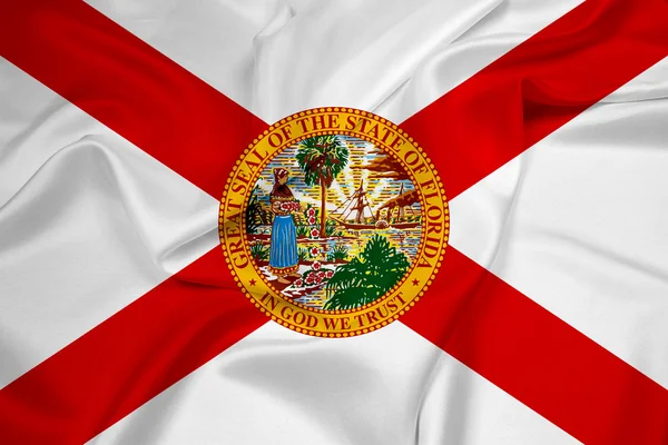 Wapperende vlag van florida — Stockfoto