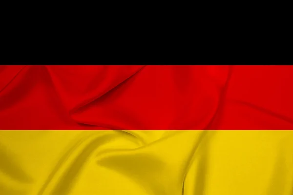 Ondeando bandera de Alemania — Foto de Stock