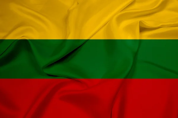 Waving Lithuania Flag — Stock Photo, Image