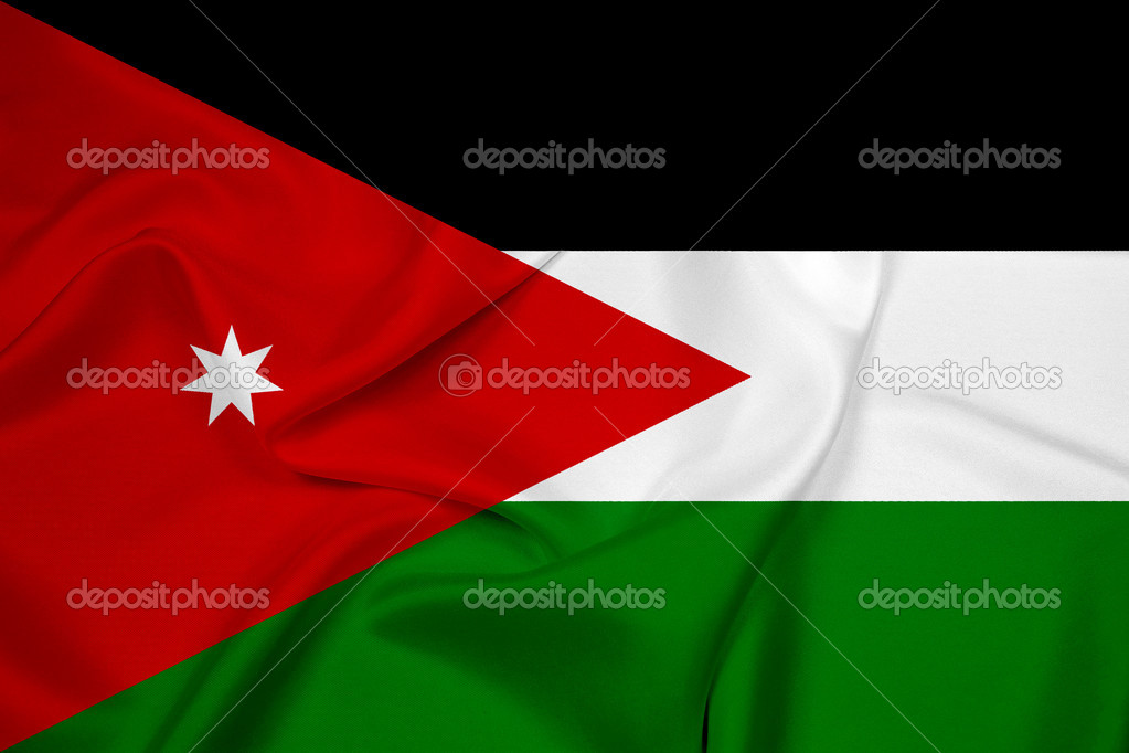 Waving Jordan Flag