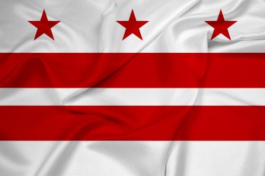 Washington dc bayrak sallayarak