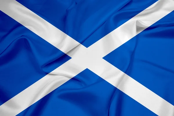 Ondeando bandera de Escocia — Foto de Stock