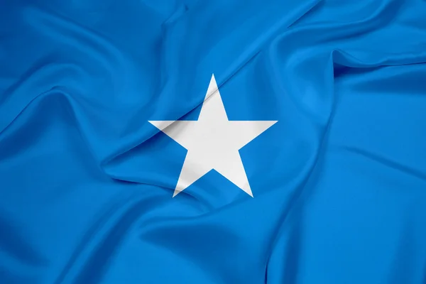 Waving Somalia Flag — Stock Photo, Image