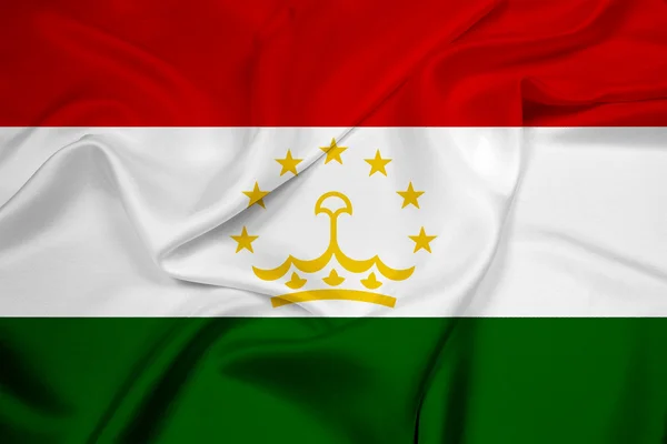 Waving Tajikistan Flag — Stock Photo, Image