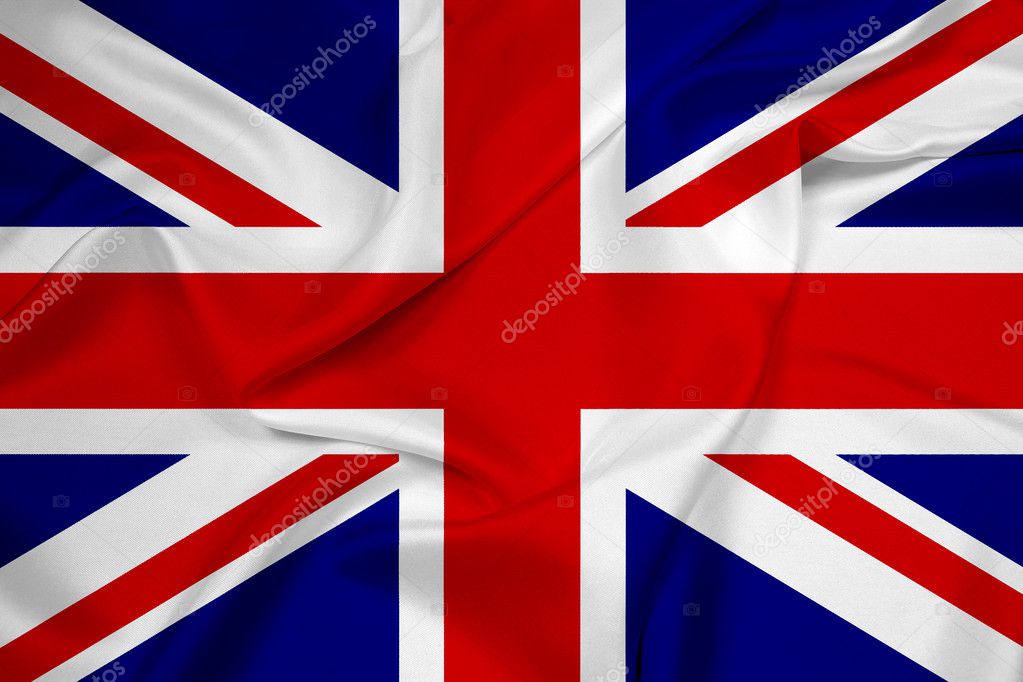 Waving United Kingdom Flag