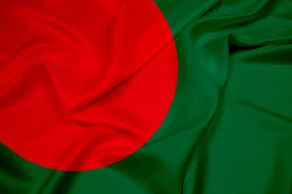 Machać flaga Bangladeszu — Zdjęcie stockowe