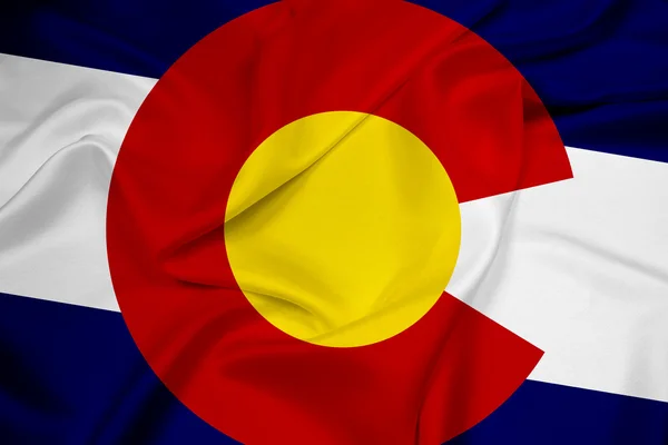 Sventola la bandiera del Colorado — Foto Stock
