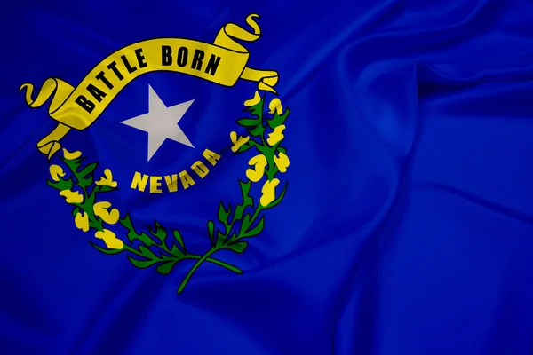Wapperende vlag van Nevada — Stockfoto