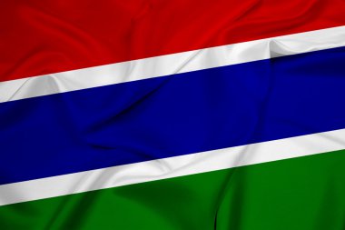 Gambiya bayrak sallayarak