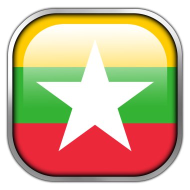 parlak düğme Burma bayrağı Meydanı