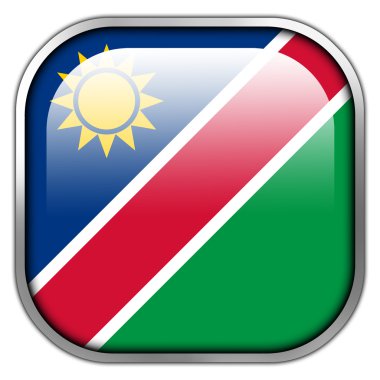 parlak düğme Namibya bayrağı Meydanı