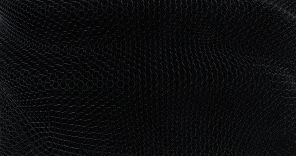 Abstrakt fließende glatte Plexus-Fraktalwellen Hintergrund. Abstrakter 4K-Hintergrund