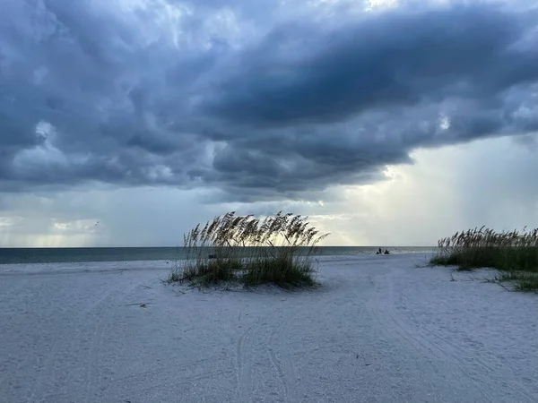 佛罗里达州马可岛的落日和沙丘 — 图库照片