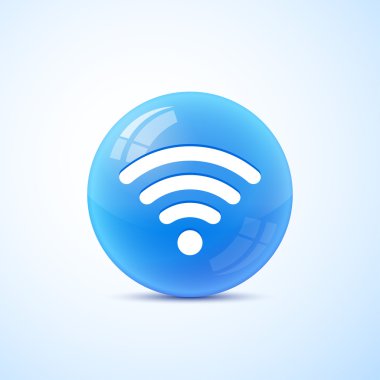 WiFi mavi sembol