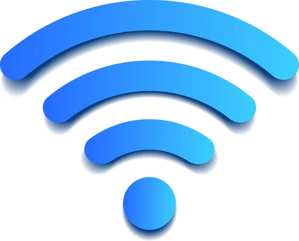 Birim kağıt wifi — Stok Vektör