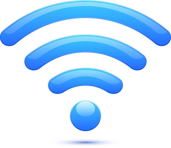 Wifi-ikonen Royaltyfria illustrationer