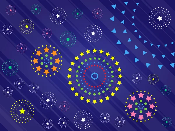 Abstract background with stars — Stock Vector