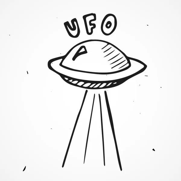 Ufo のベクトルのアイコン — ストックベクタ