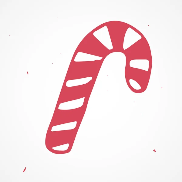 伝統的なクリスマスのキャンディの杖 — ストックベクタ
